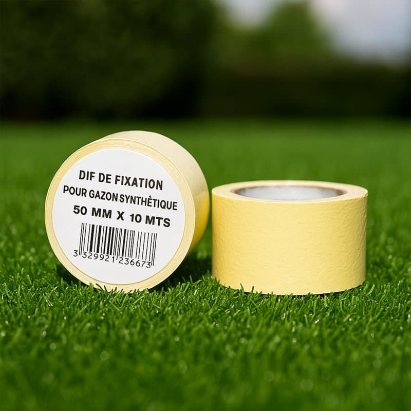 Bande double face 10M pour fixation de Pelouse artificielle sur sol dur