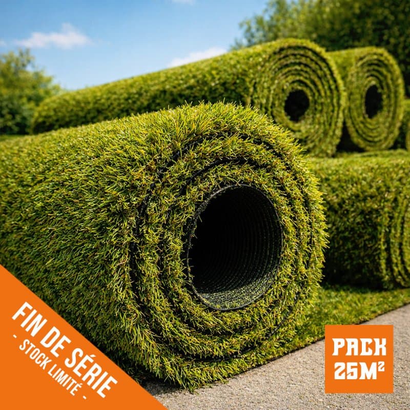 Chute 25m² Robusto / Saint-Étienne 38mm Gazon synthétique Ultra Résistant