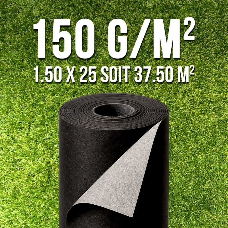 Géotextile 100g/m² Noir