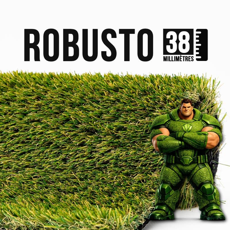 Robusto / Saint-Étienne 38mm Gazon synthétique Ultra Résistant